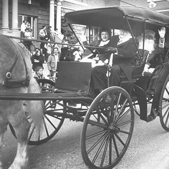 Santa in a Carriage