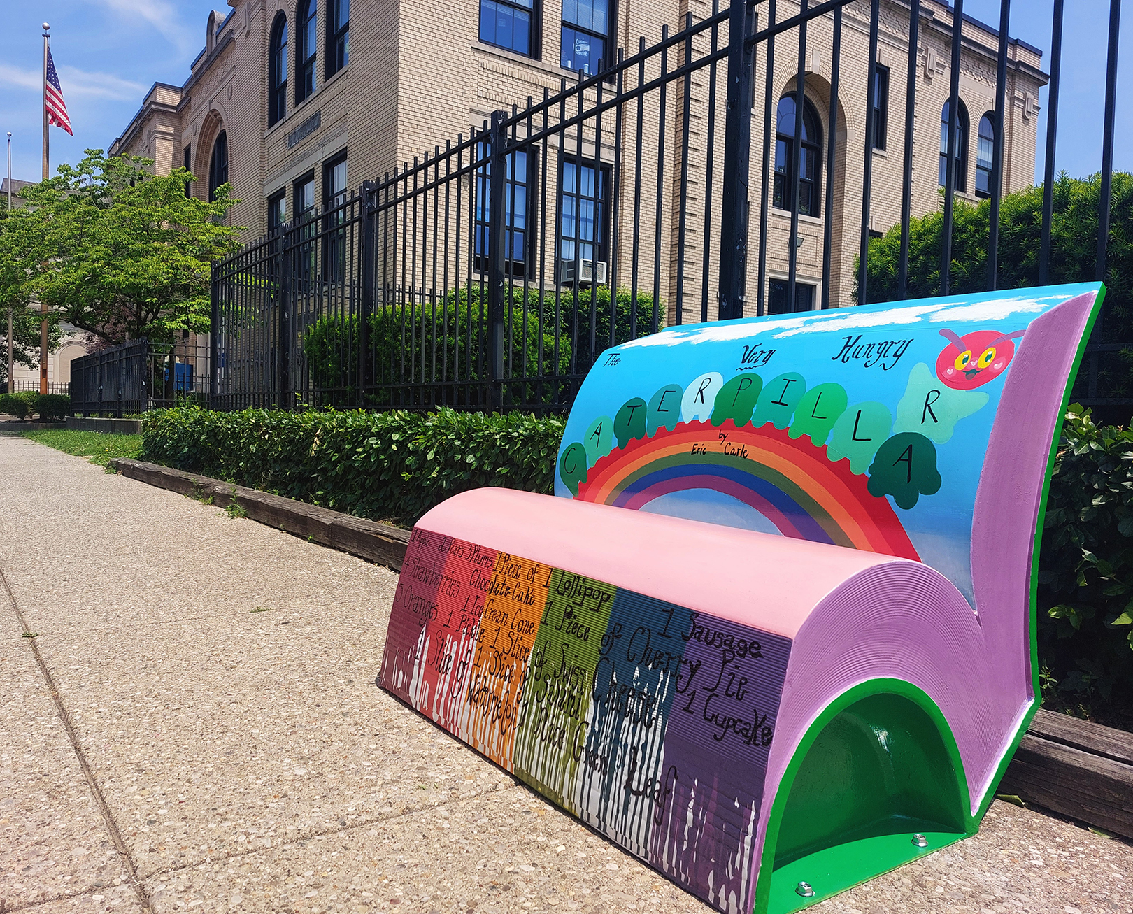 Very Hungry Caterpillar Bench